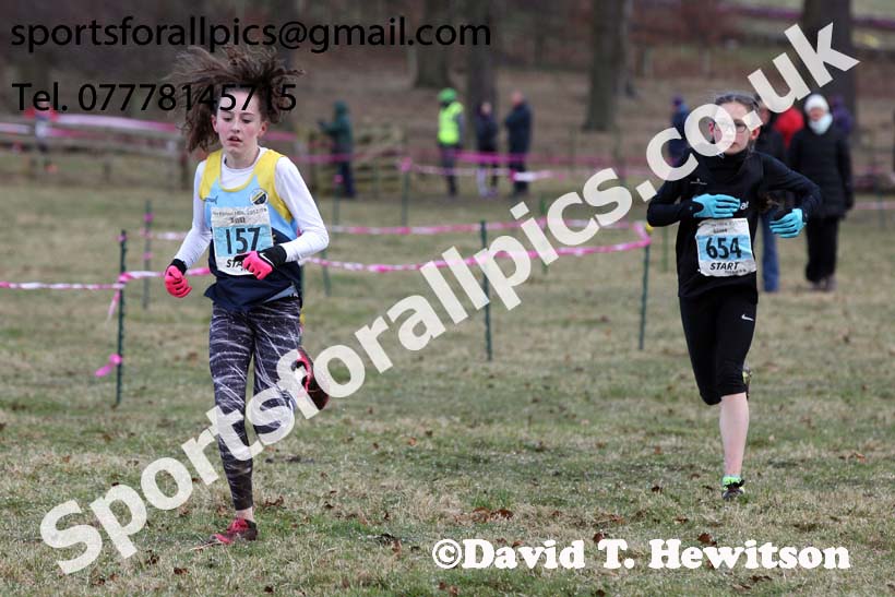 Girls under-13s Start Fitness NEHL, Alnwick. Photo: David T. Hewitson/Sports for All Pics